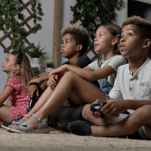 Young Basketballers love video games